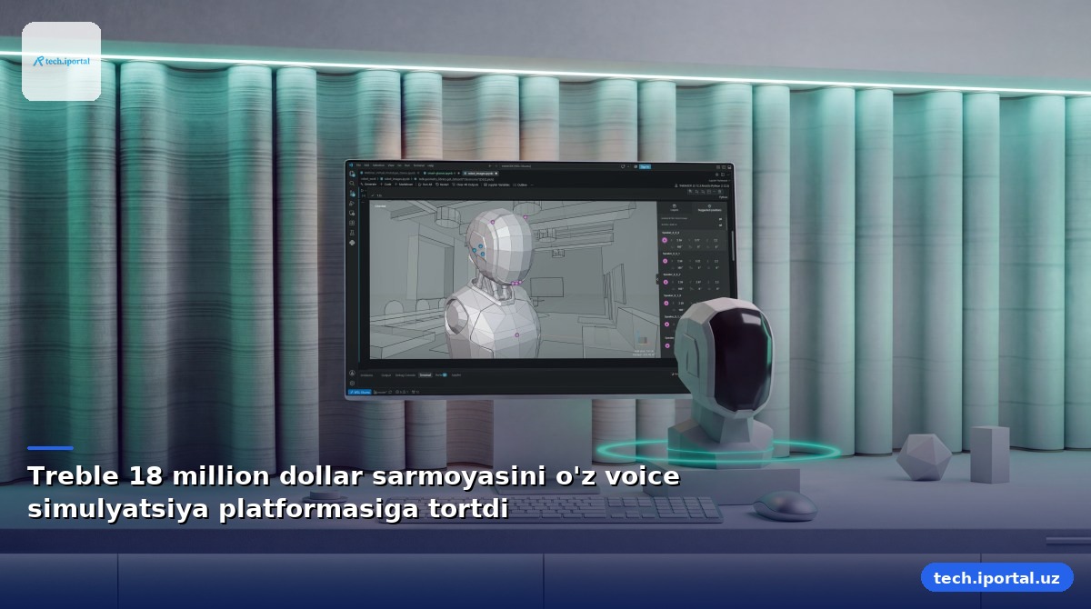 Treble 18 million dollar sarmoyasini o'z voice simulyatsiya platformasiga tortdi
