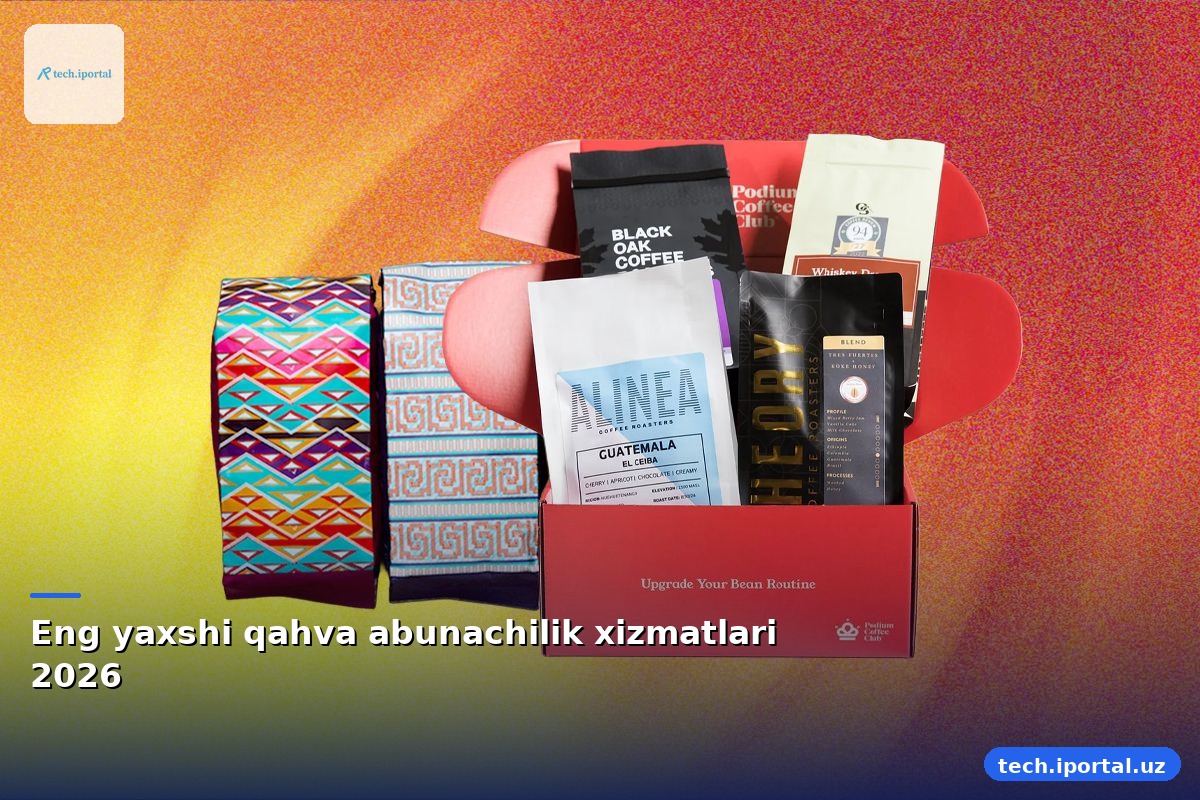 Eng yaxshi qahva abunachilik xizmatlari 2026
