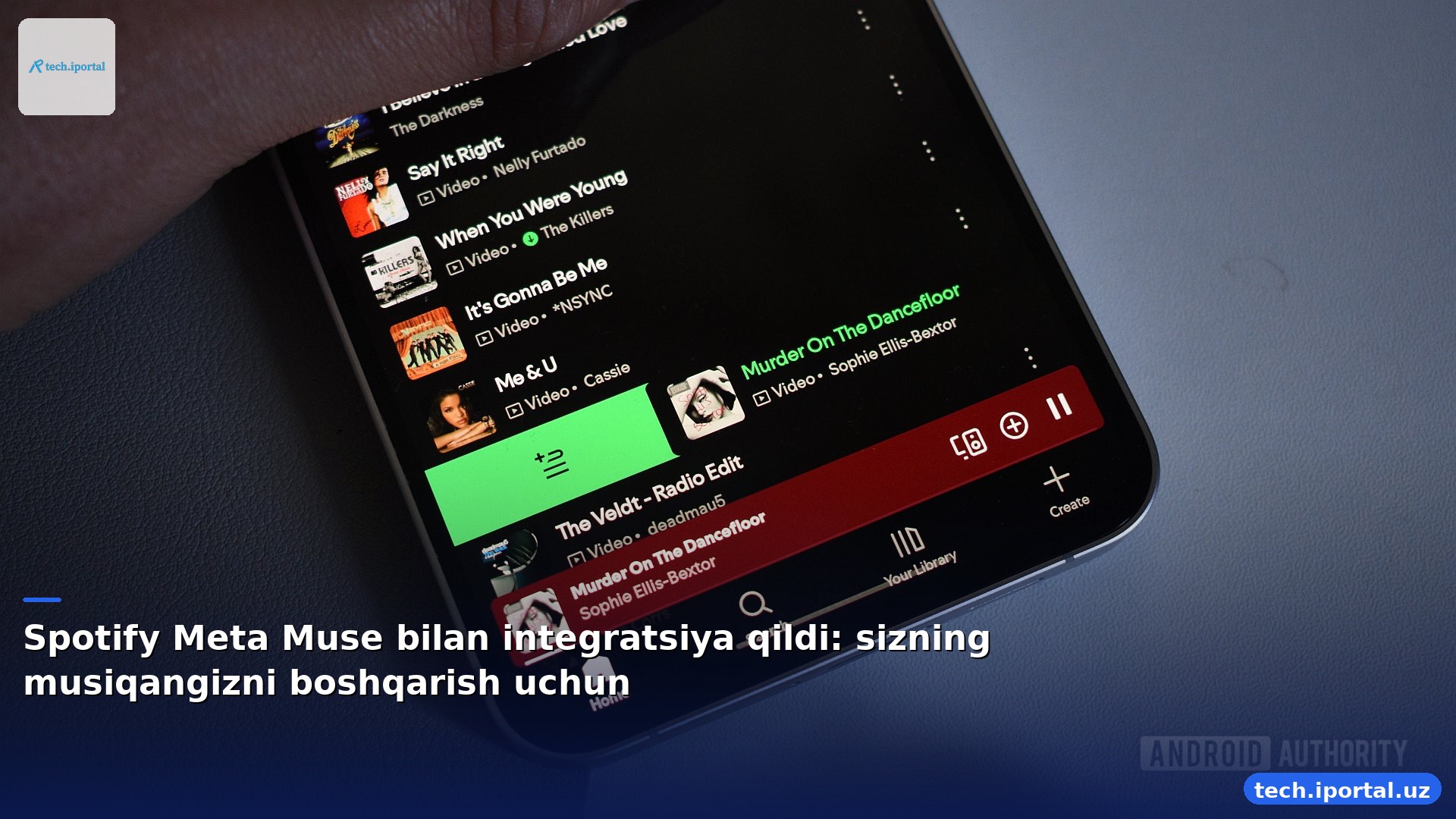 Spotify Meta Muse bilan integratsiya qildi: sizning musiqangizni boshqarish uchun