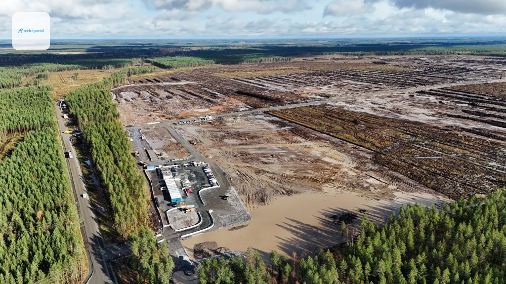An aerial view shows the site where a Google data center is set to be built in Muhos, Finland, on Sept. 29, 2026.