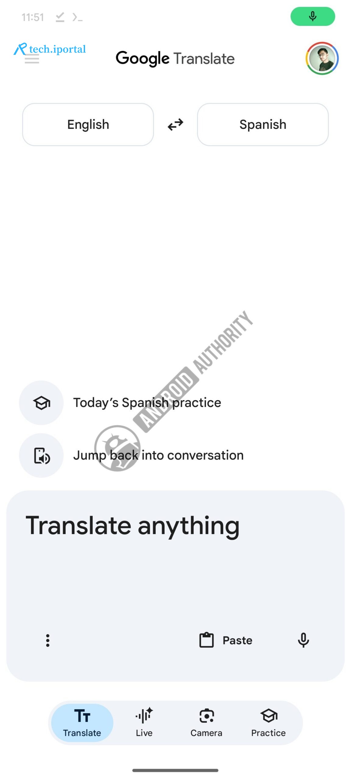 Google Translate New Homescreen 1 watermarked