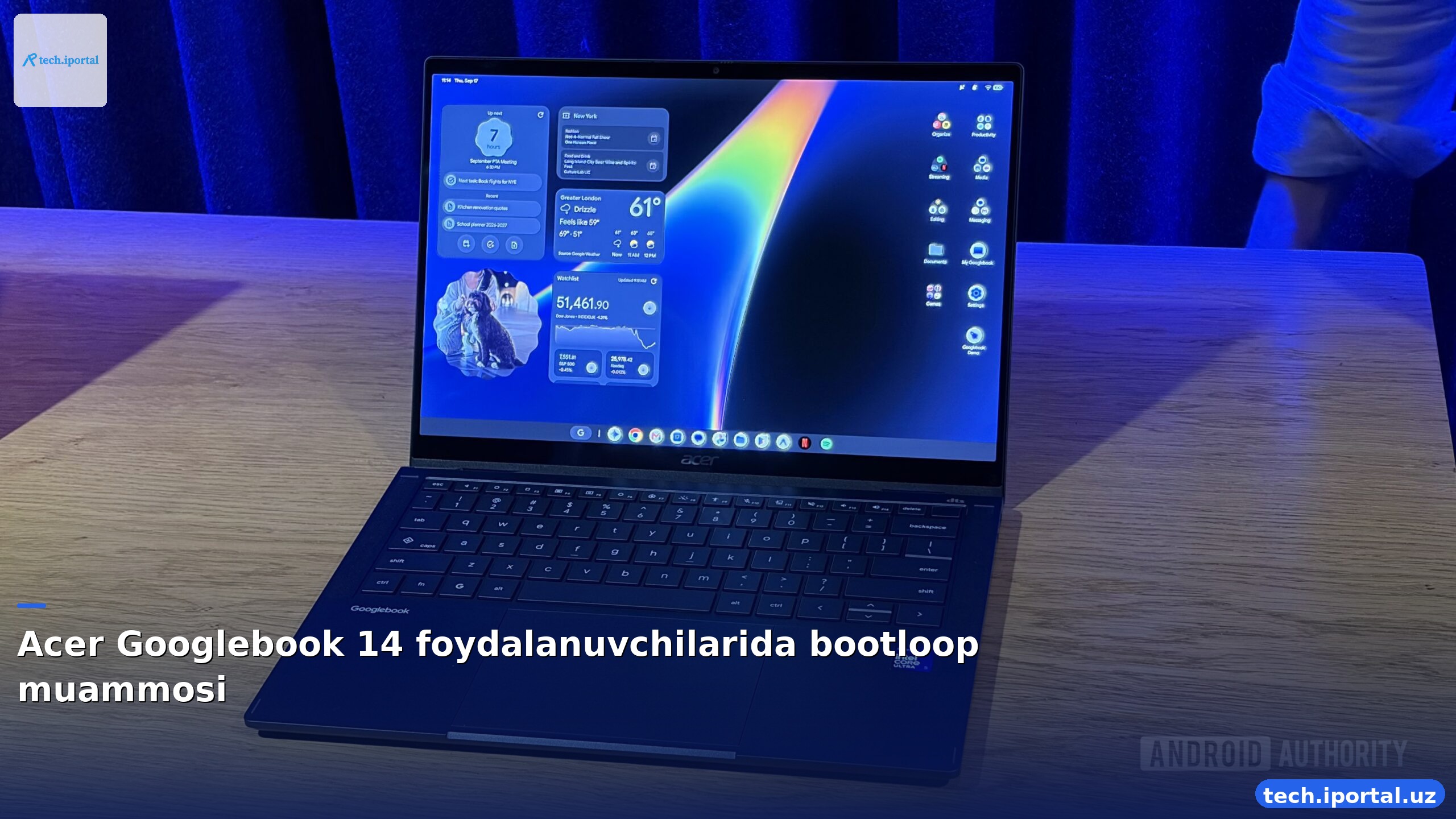 Acer Googlebook 14 foydalanuvchilarida bootloop muammosi