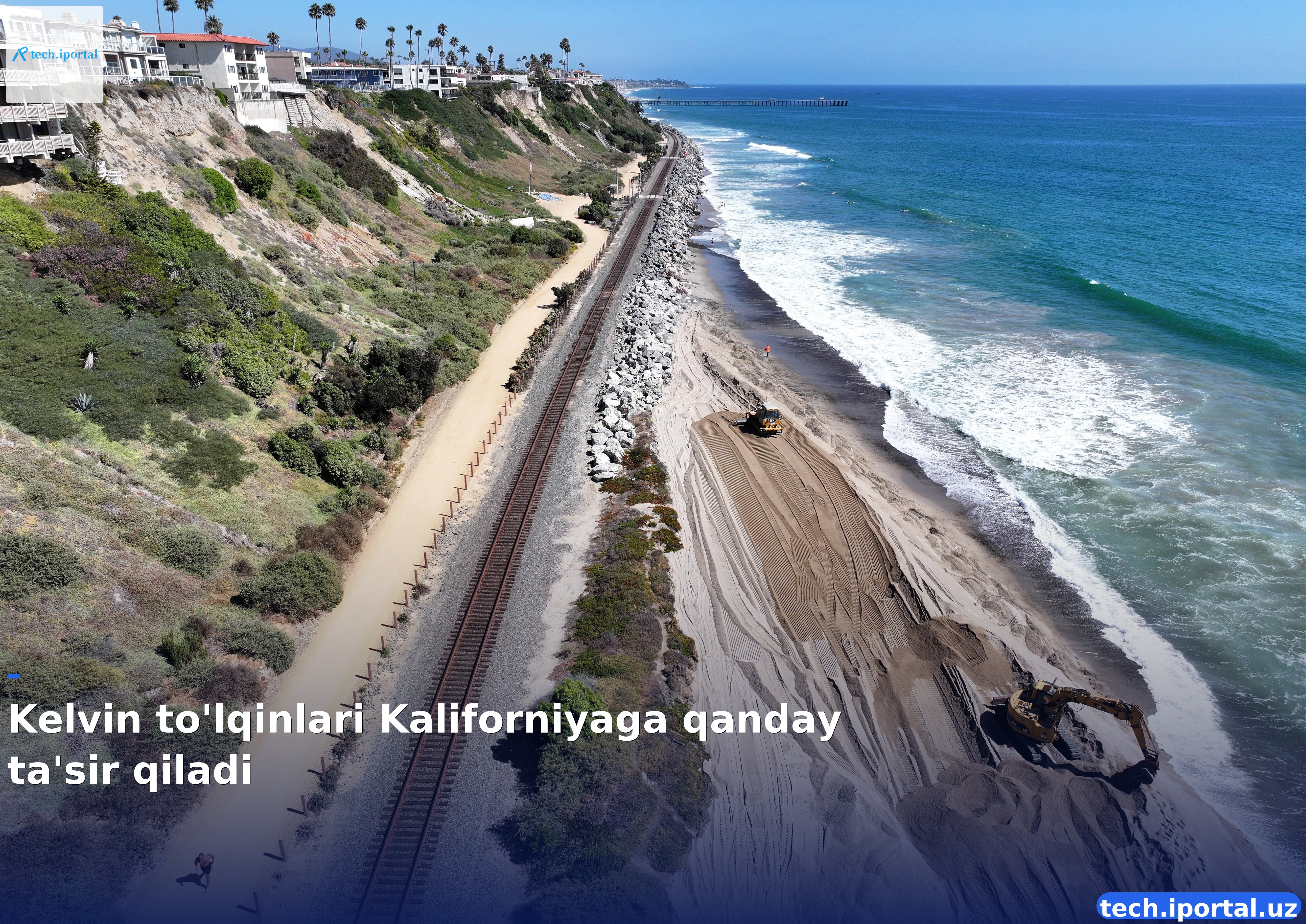 Kelvin to'lqinlari Kaliforniyaga qanday ta'sir qiladi