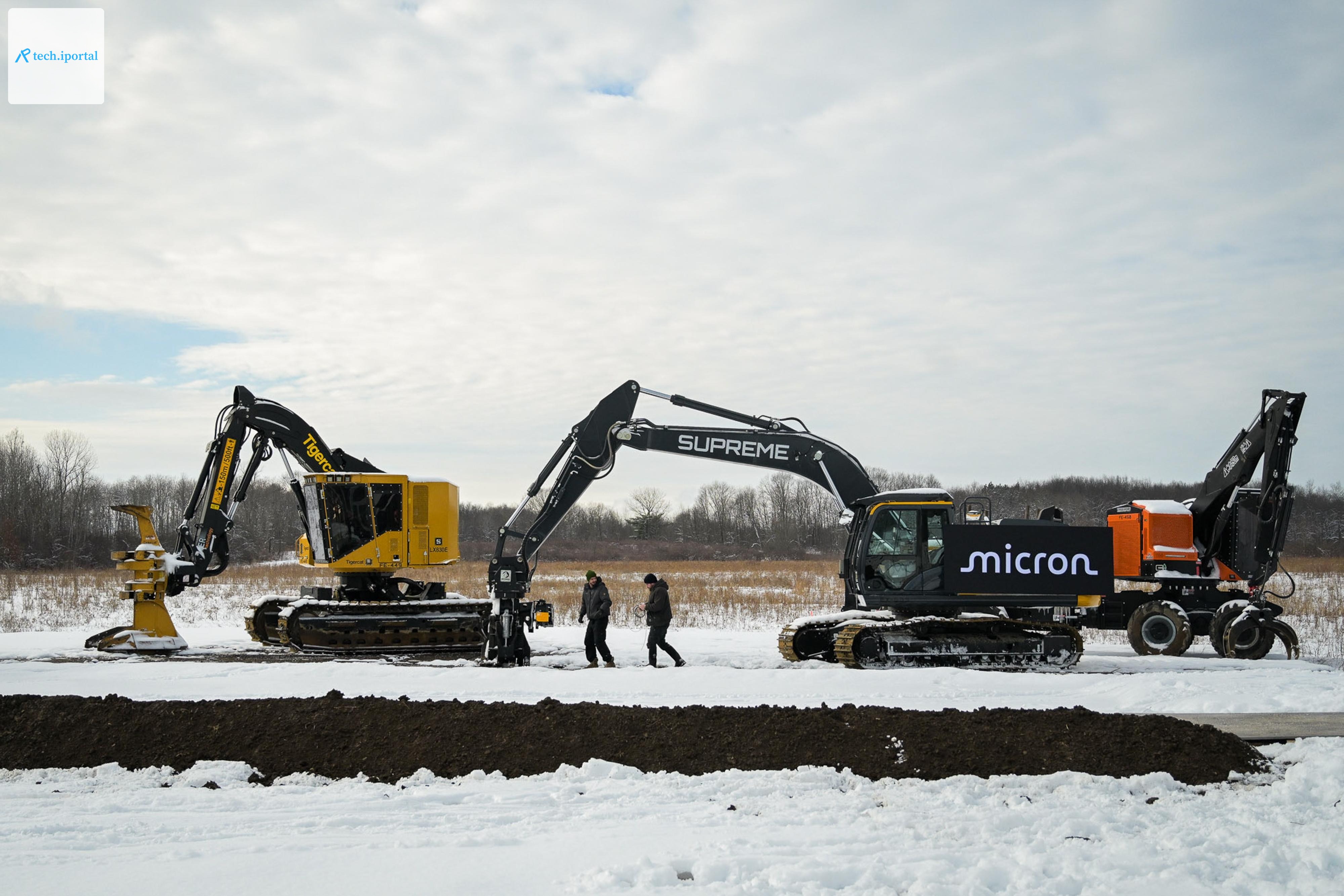 Micron held a groundbreaking ceremony for its upcoming facility in Clay, New York, on January 16th.