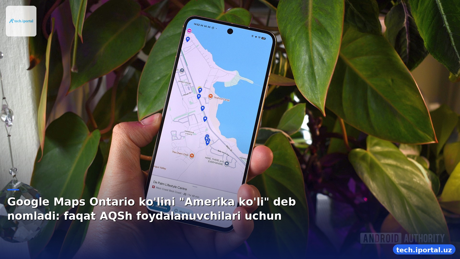 Google Maps Ontario ko'lini "Amerika ko'li" deb nomladi: faqat AQSh foydalanuvchilari uchun