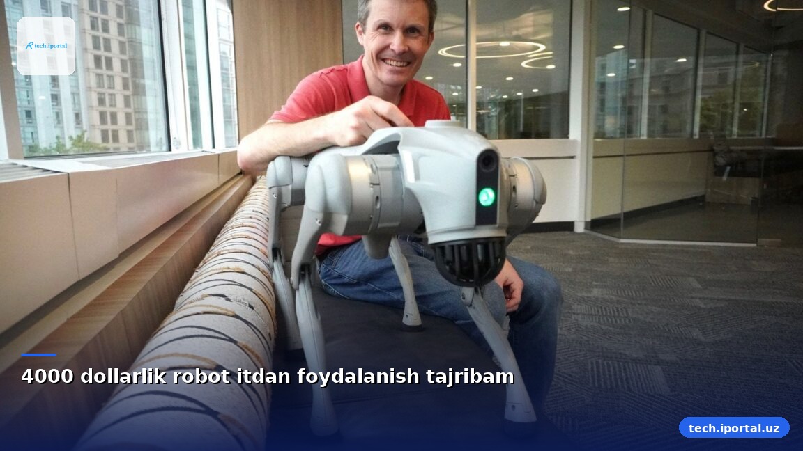 4000 dollarlik robot itdan foydalanish tajribam