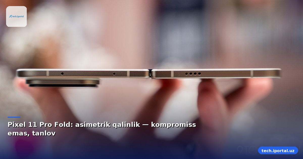 Pixel 11 Pro Fold: asimetrik qalinlik — kompromiss emas, tanlov
