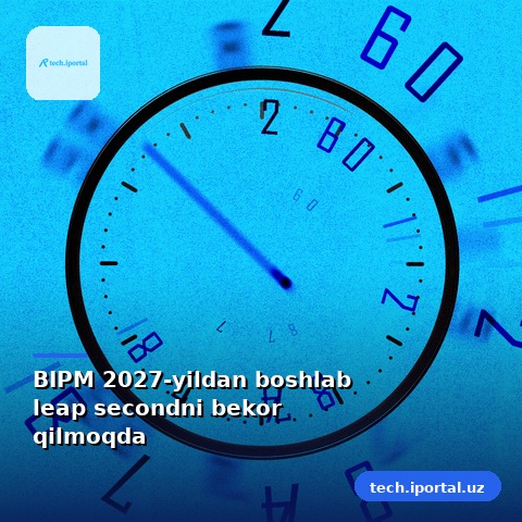 BIPM 2027-yildan boshlab leap secondni bekor qilmoqda