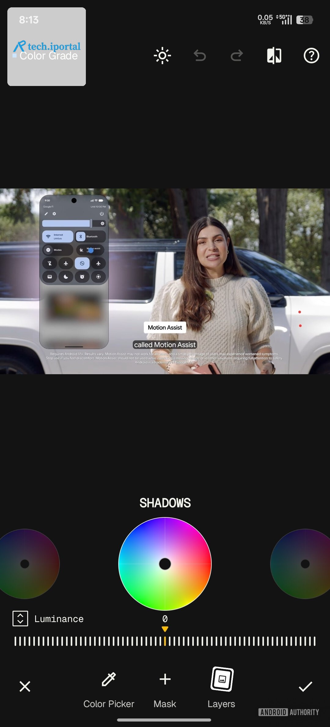 Snapseed Color Grading