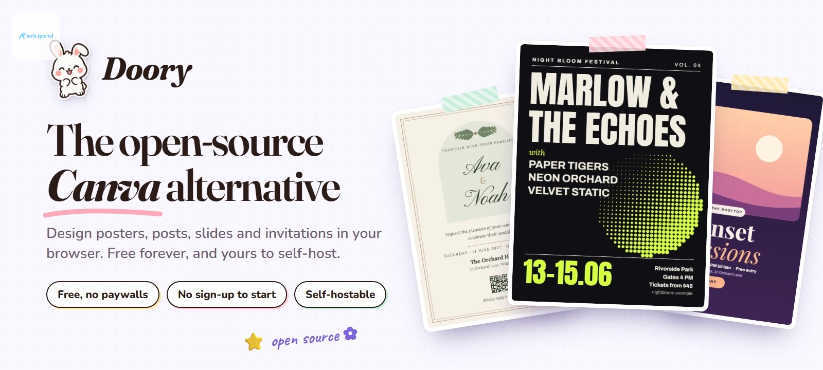 Doory, the open-source Canva alternative