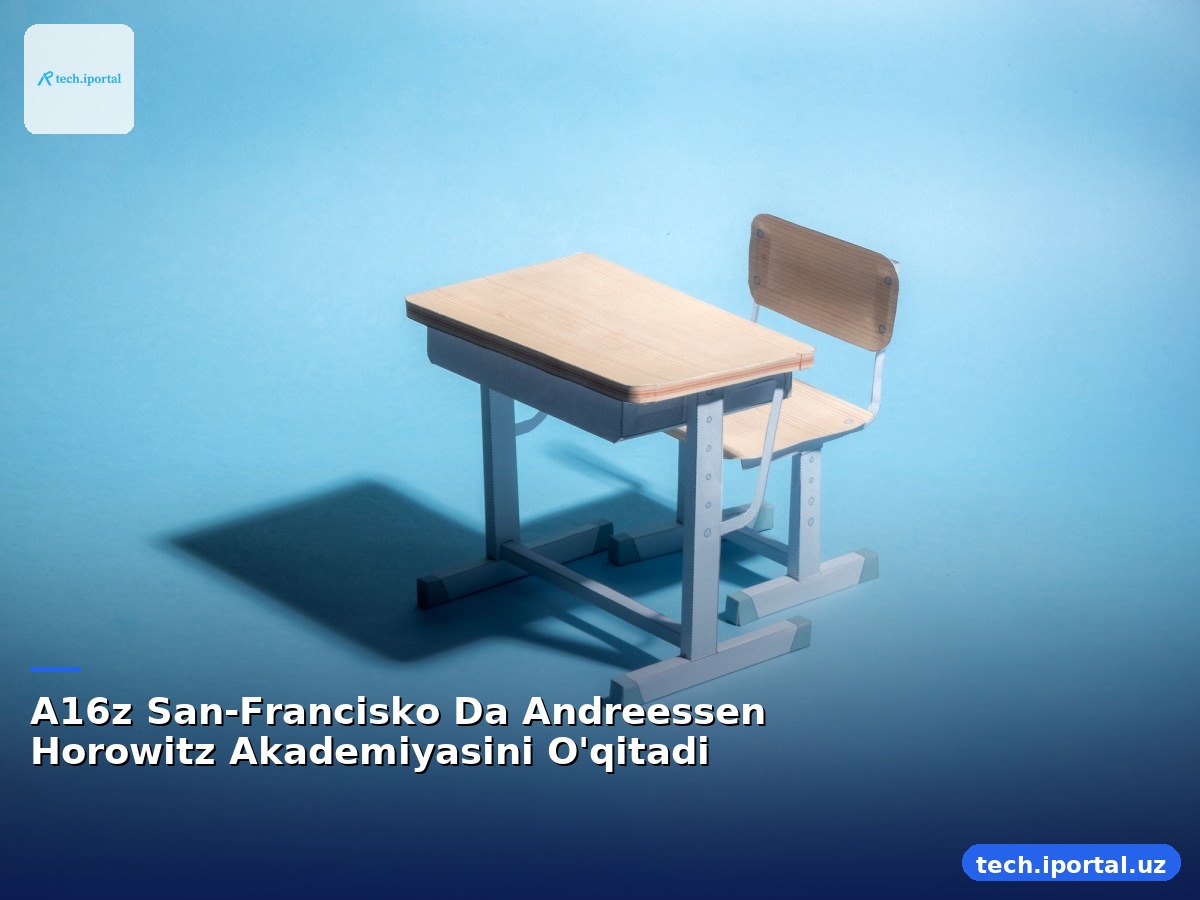 A16z San-Francisko Da Andreessen Horowitz Akademiyasini O'qitadi