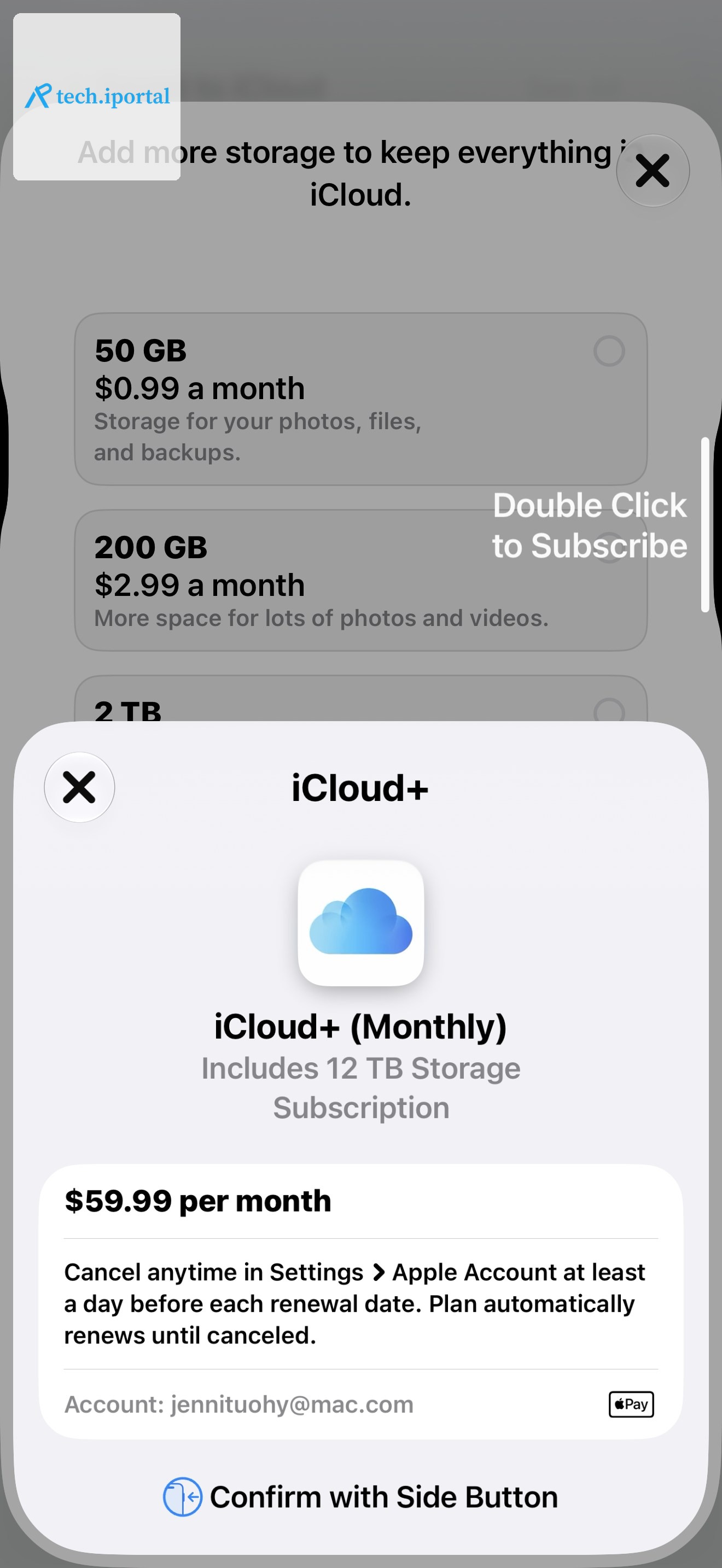 <em>The 12 TB plan Apple Intelligence features to up to five cameras.</em>