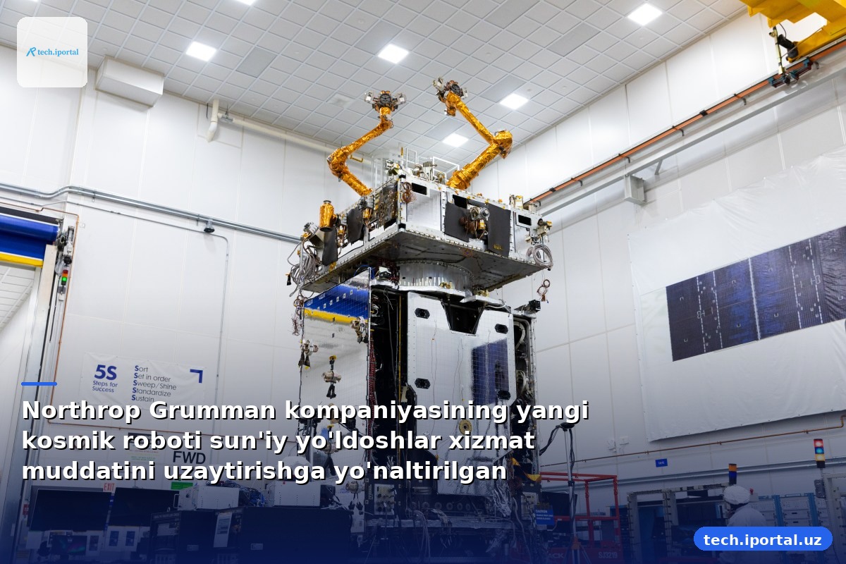 Northrop Grumman kompaniyasining yangi kosmik roboti sun'iy yo'ldoshlar xizmat muddatini uzaytirishga yo'naltirilgan