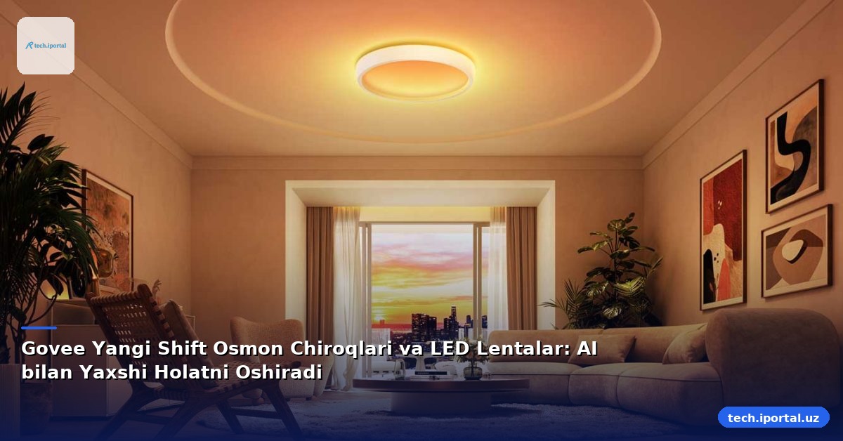 Govee Yangi Shift Osmon Chiroqlari va LED Lentalar: AI bilan Yaxshi Holatni Oshiradi