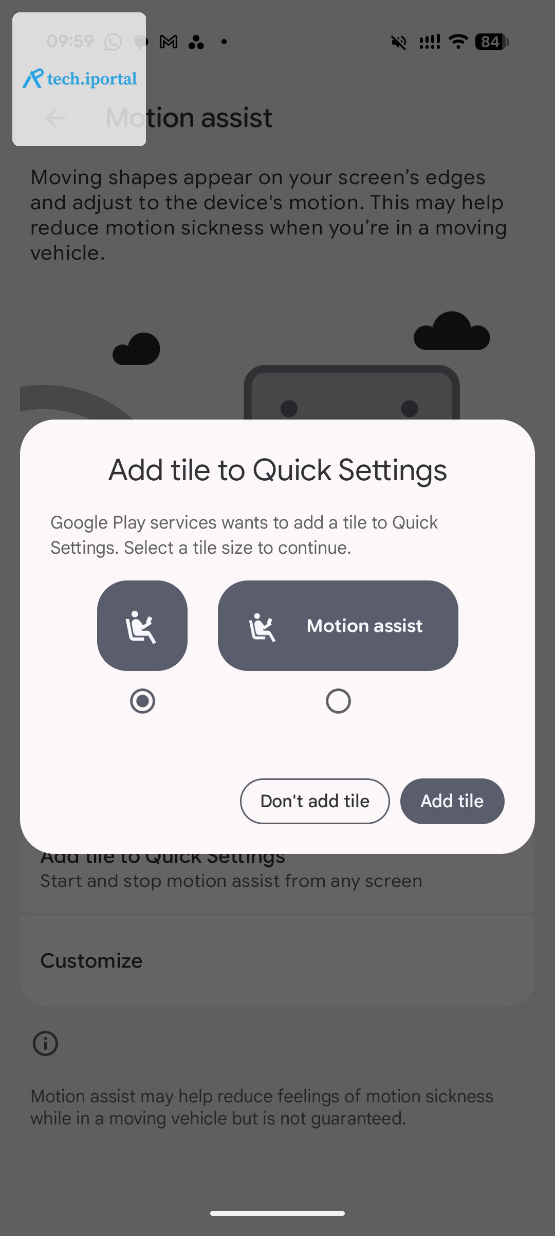 Motion Assist Pixel 11 2