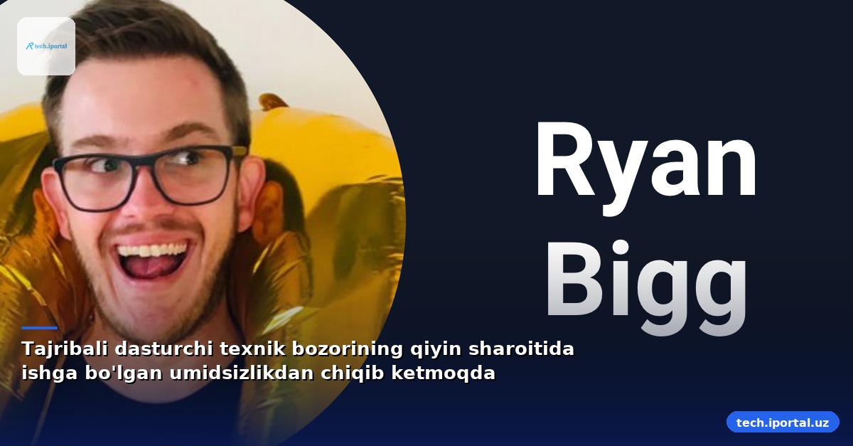 Tajribali dasturchi texnik bozorining qiyin sharoitida ishga bo'lgan umidsizlikdan chiqib ketmoqda