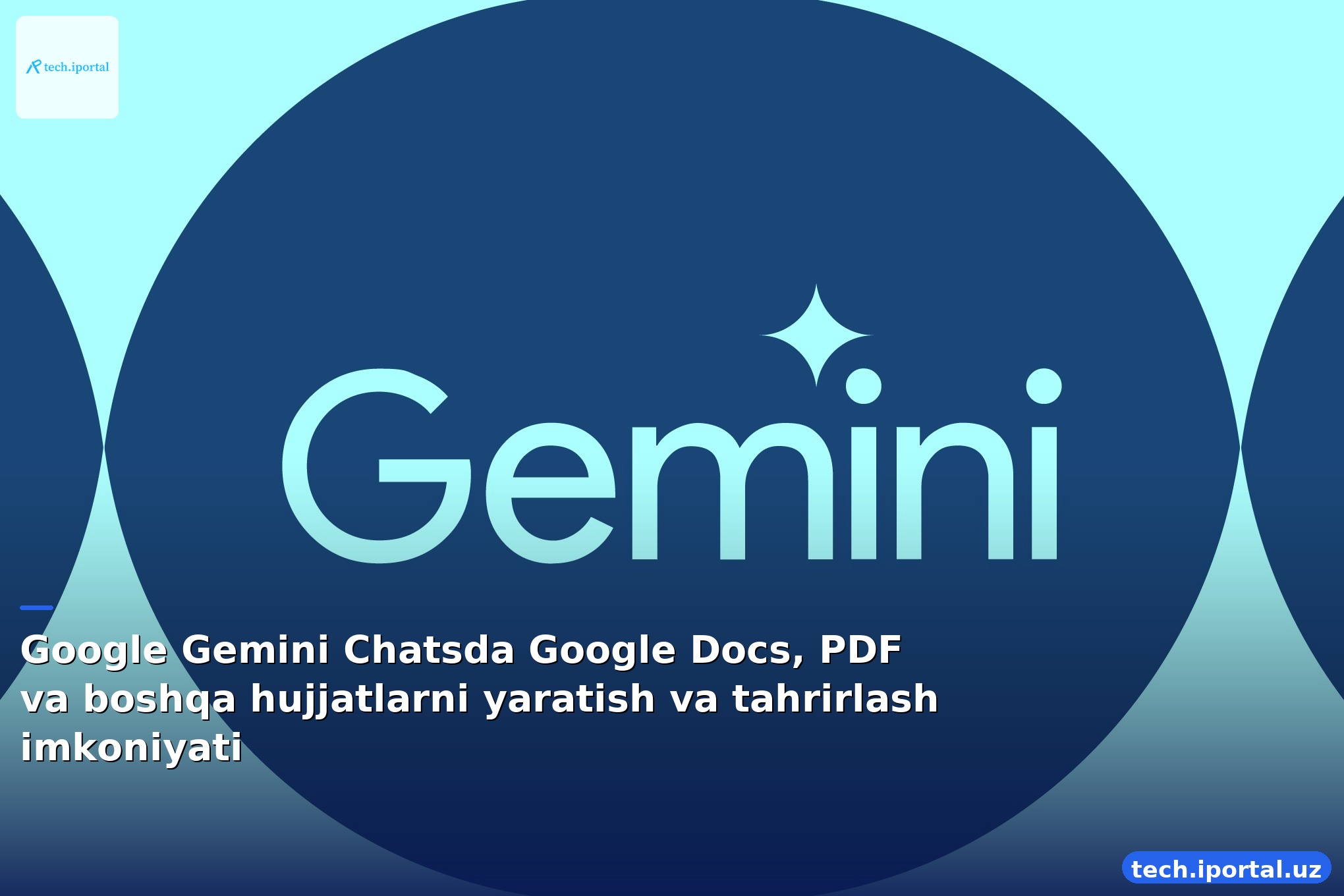 Google Gemini Chatsda Google Docs, PDF va boshqa hujjatlarni yaratish va tahrirlash imkoniyati