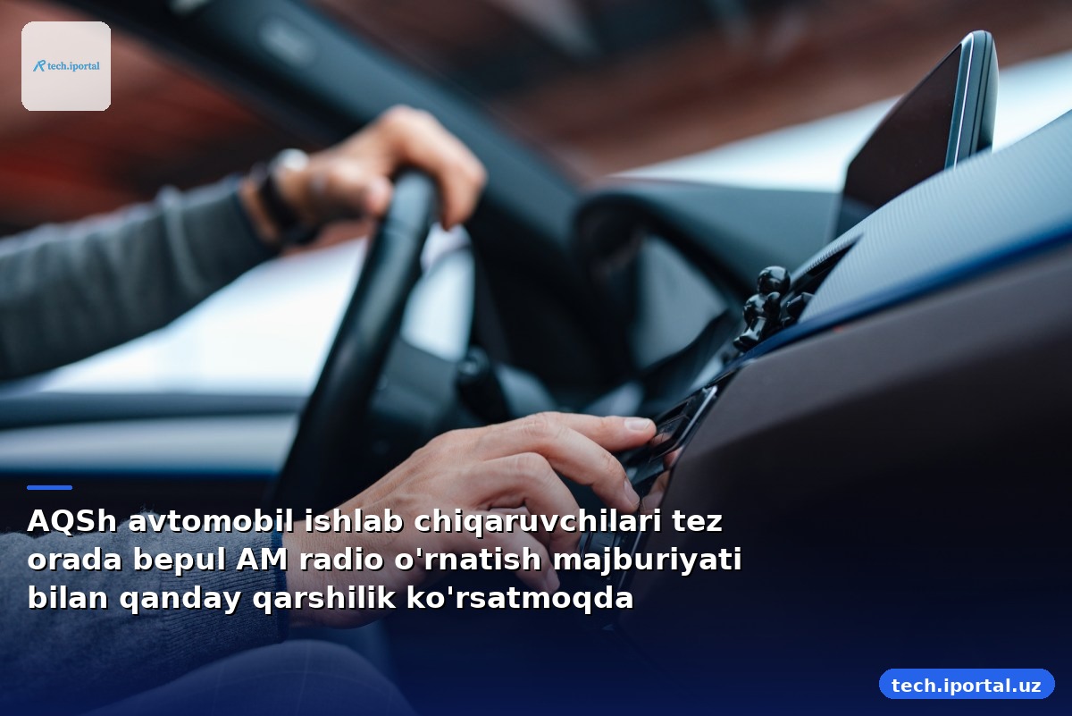 AQSh avtomobil ishlab chiqaruvchilari tez orada bepul AM radio o'rnatish majburiyati bilan qanday qarshilik ko'rsatmoqda