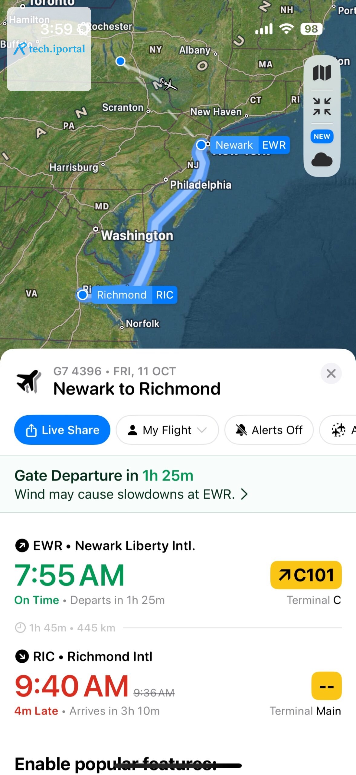 flighty ios exclusive app screen 01