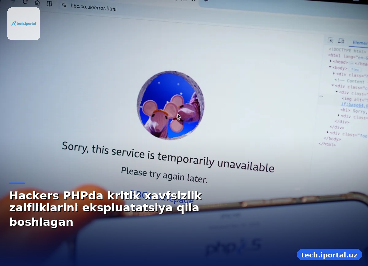 Hackers PHPda kritik xavfsizlik zaifliklarini ekspluatatsiya qila boshlagan
