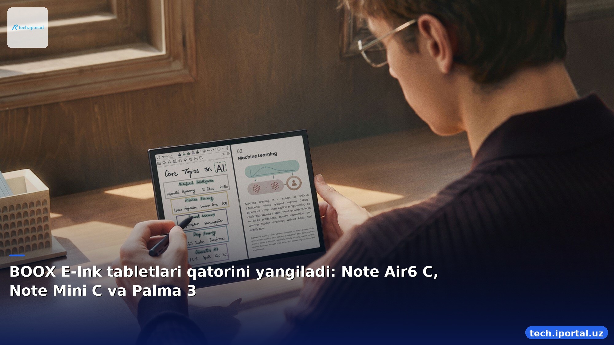 BOOX E-Ink tabletlari qatorini yangiladi: Note Air6 C, Note Mini C va Palma 3
