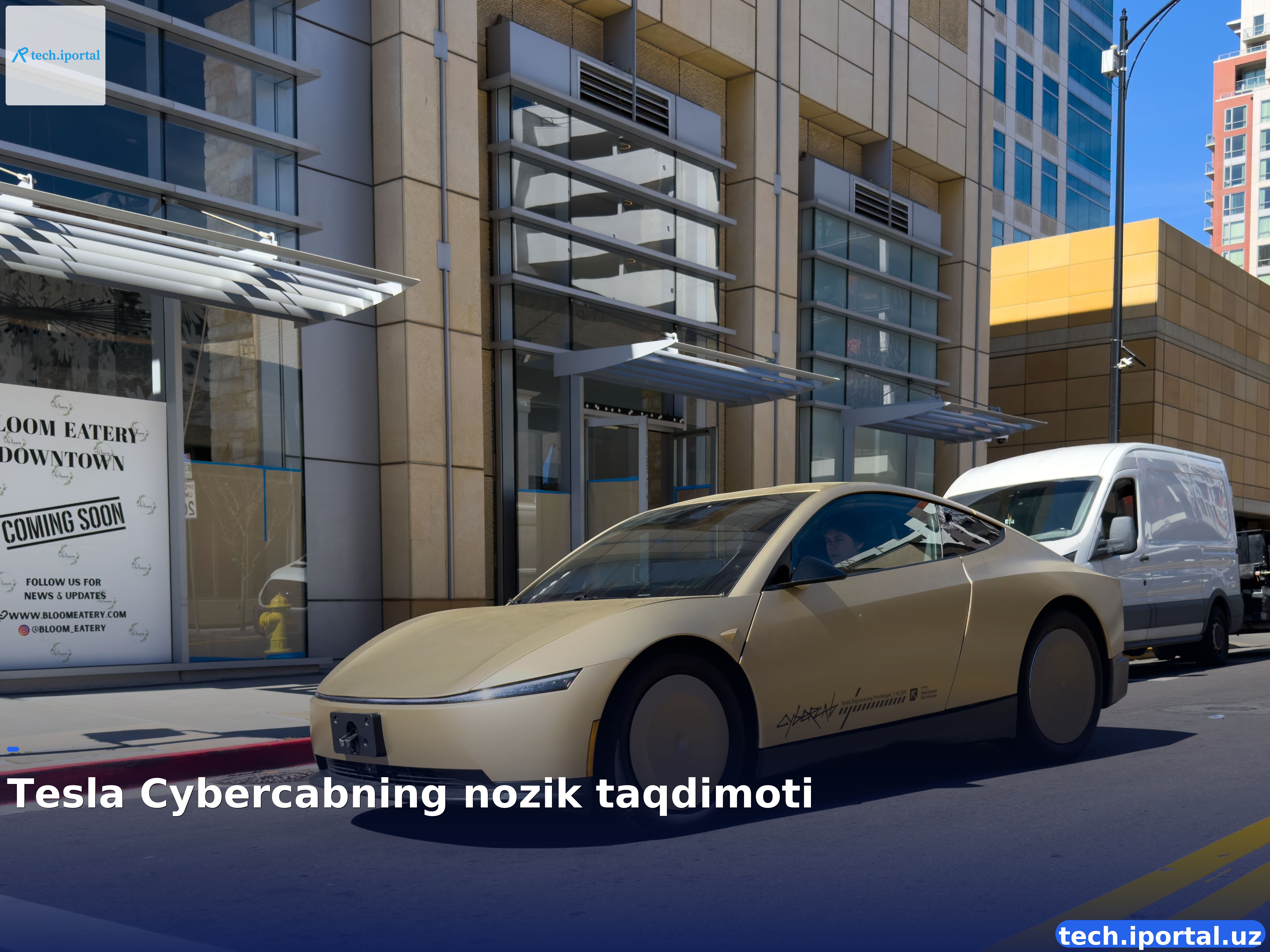 Tesla Cybercabning nozik taqdimoti