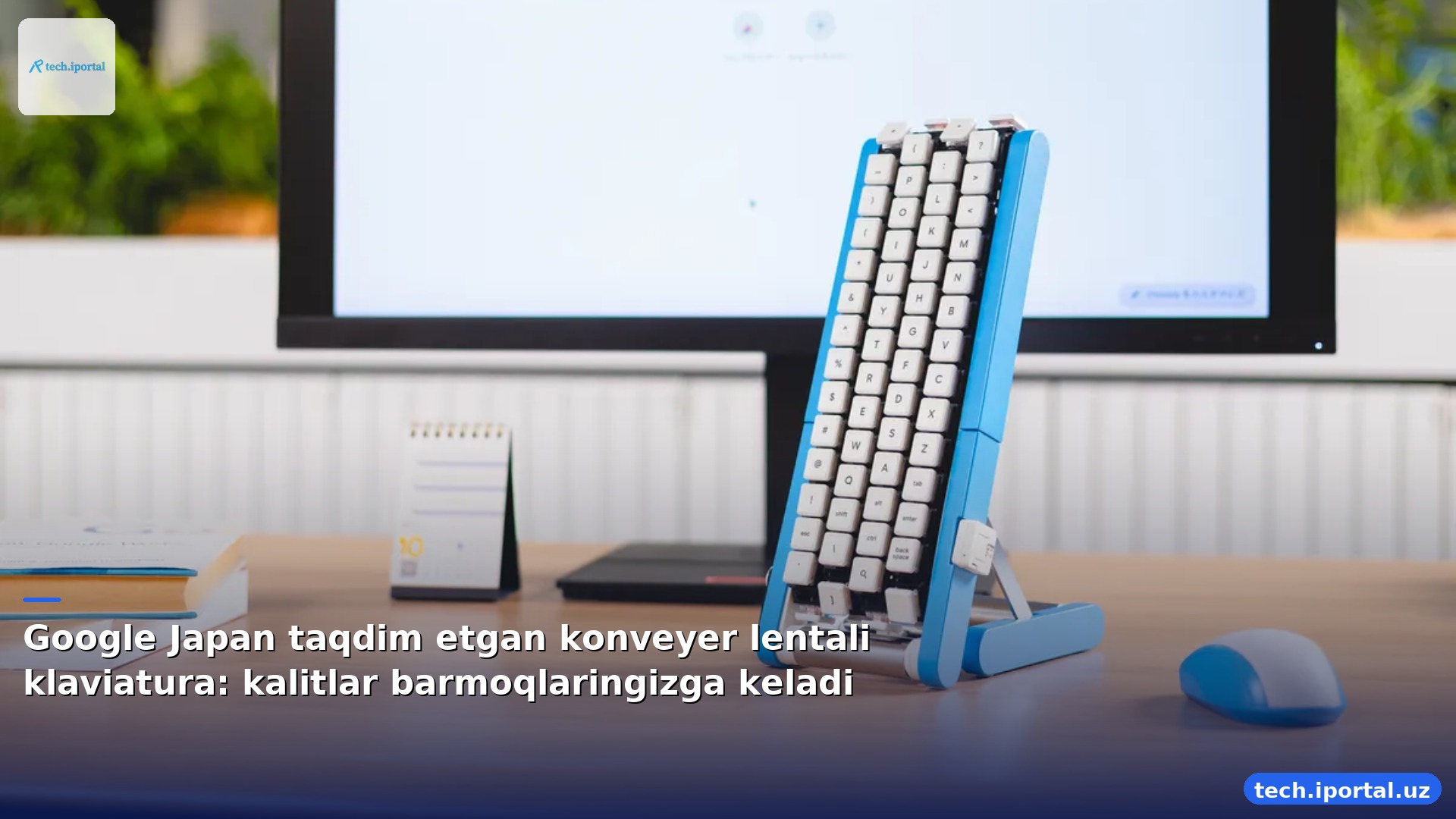 Google Japan taqdim etgan konveyer lentali klaviatura: kalitlar barmoqlaringizga keladi