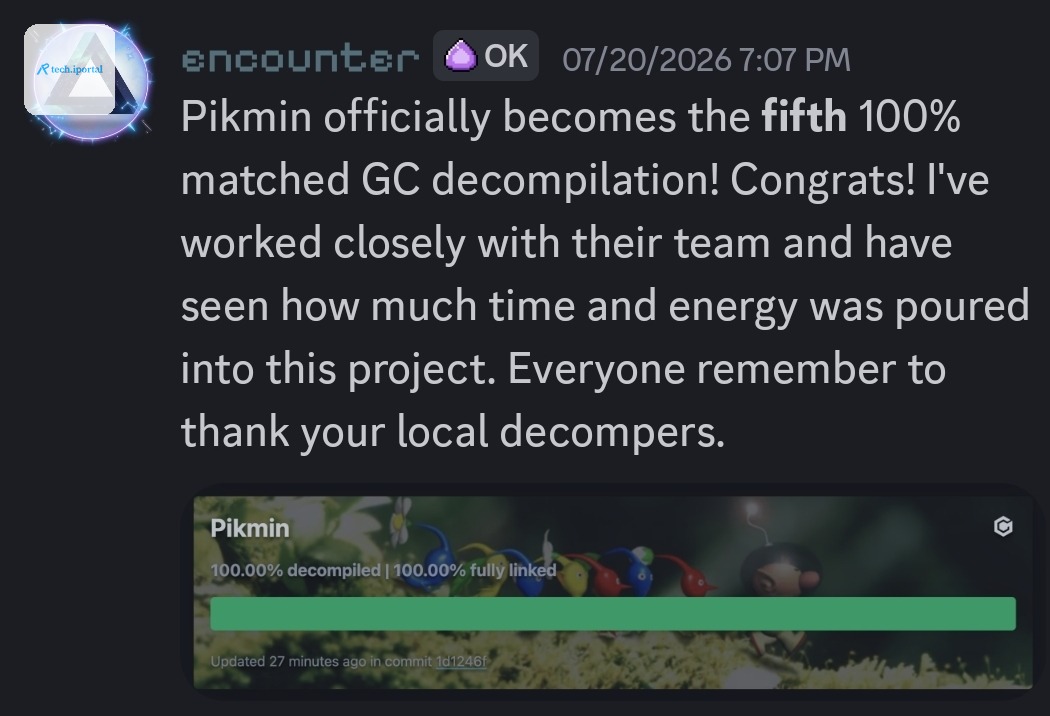 Pikmin Discord decompiled
