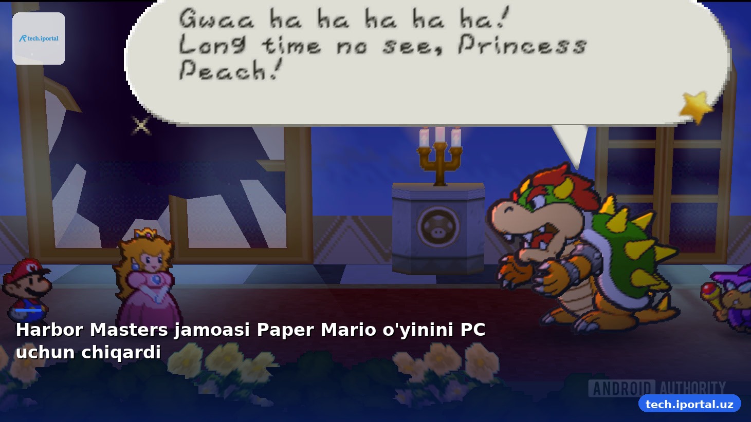 Harbor Masters jamoasi Paper Mario o'yinini PC uchun chiqardi