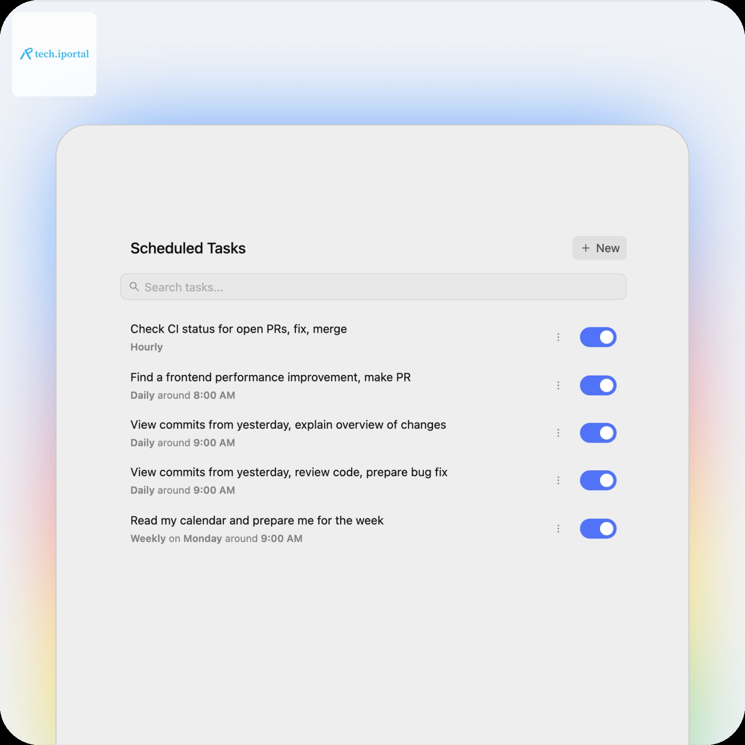 Scheduled Tasks
