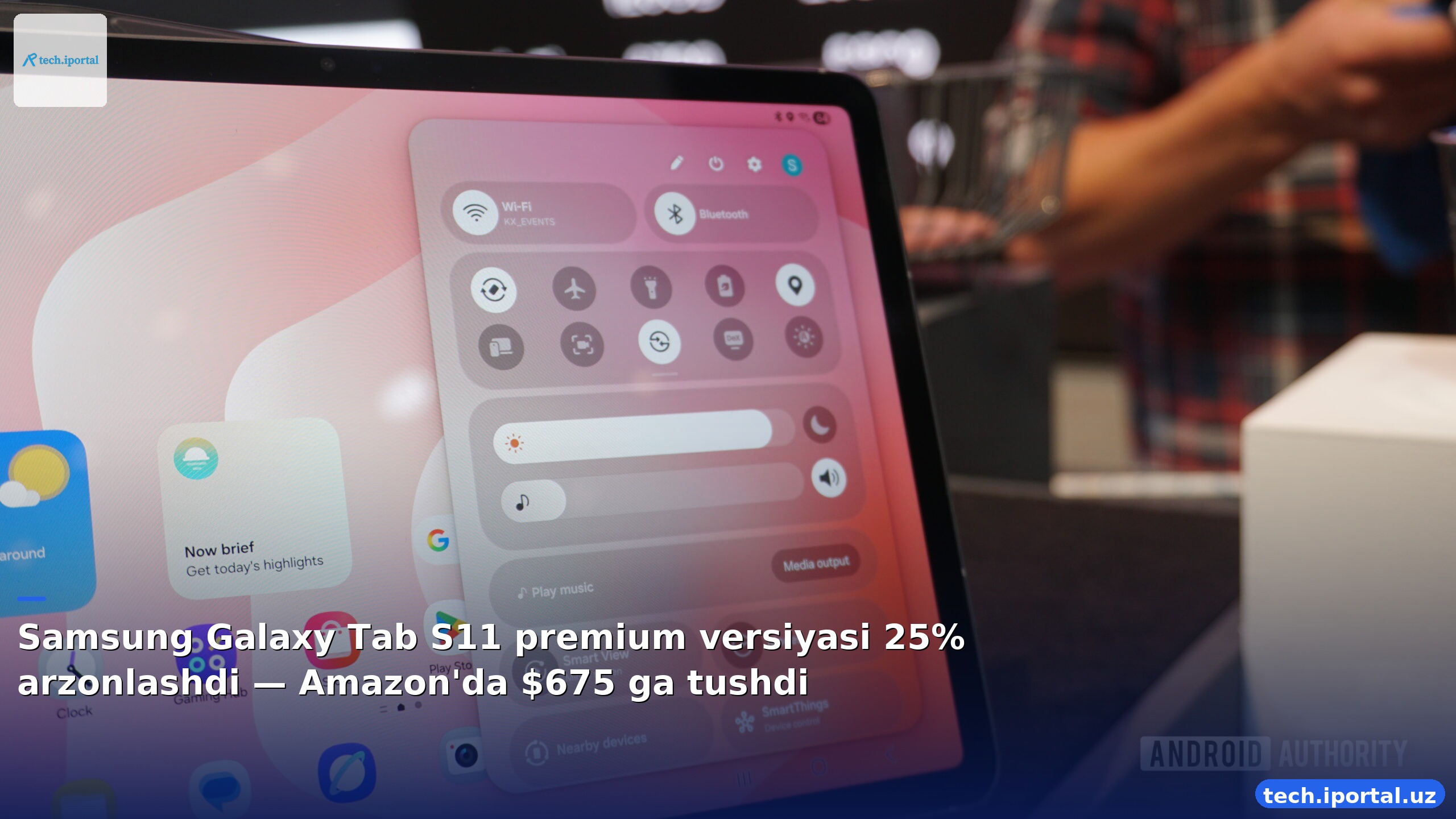 Samsung Galaxy Tab S11 premium versiyasi 25% arzonlashdi — Amazon'da $675 ga tushdi