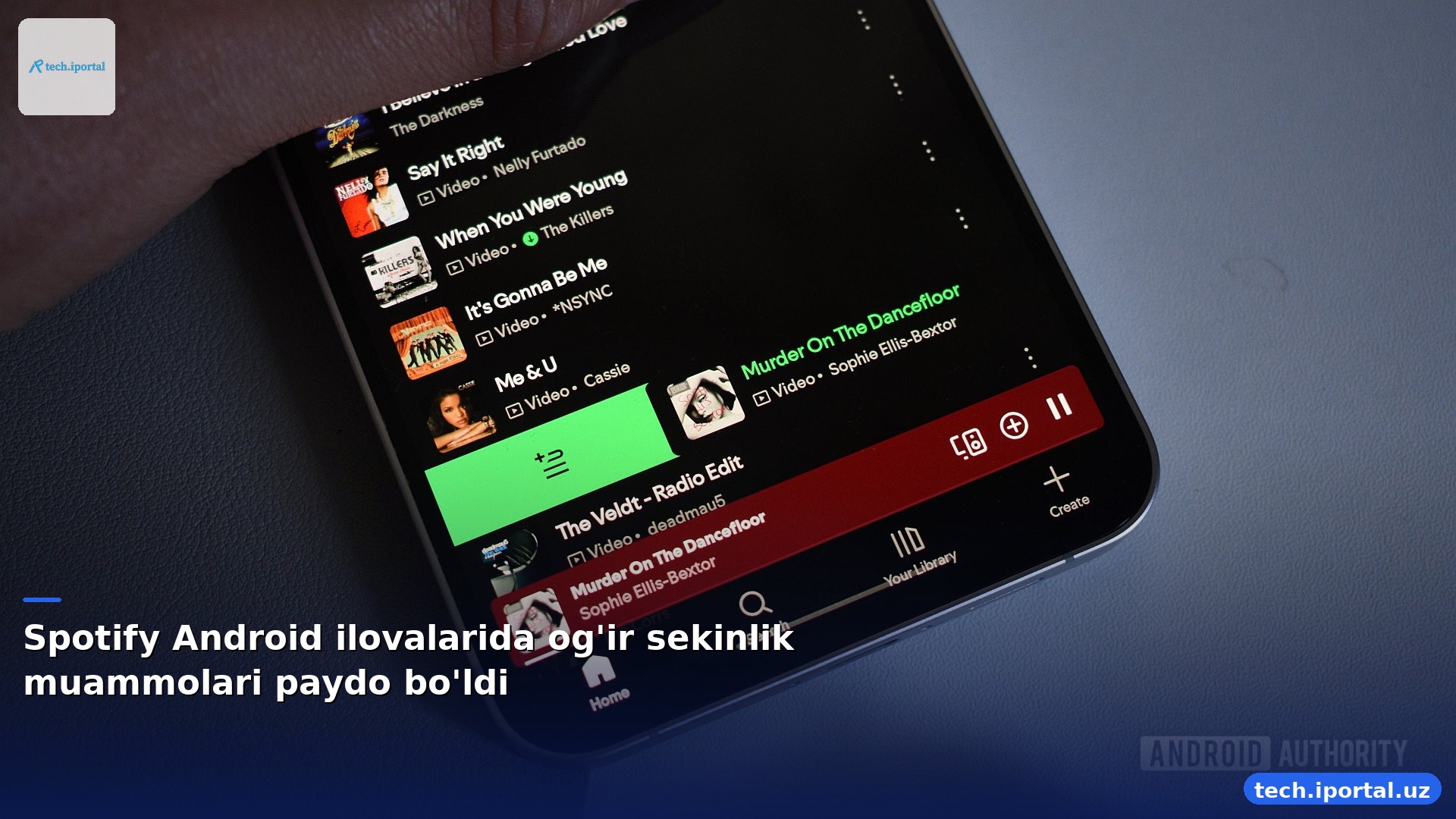 Spotify Android ilovalarida og'ir sekinlik muammolari paydo bo'ldi