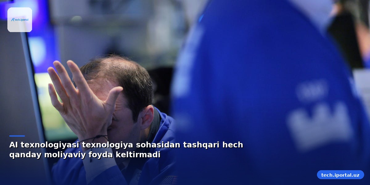 AI texnologiyasi texnologiya sohasidan tashqari hech qanday moliyaviy foyda keltirmadi