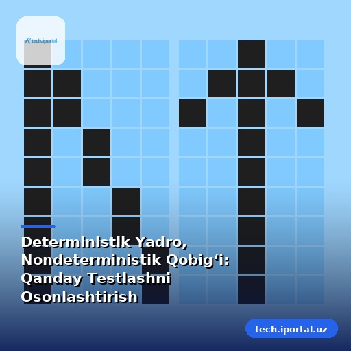 Deterministik Yadro, Nondeterministik Qobig‘i: Qanday Testlashni Osonlashtirish