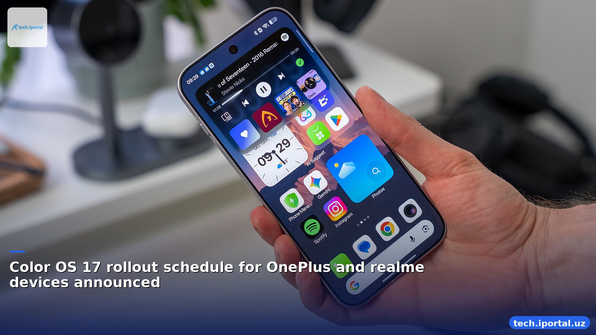 Color OS 17 rollout schedule for OnePlus and realme devices announced