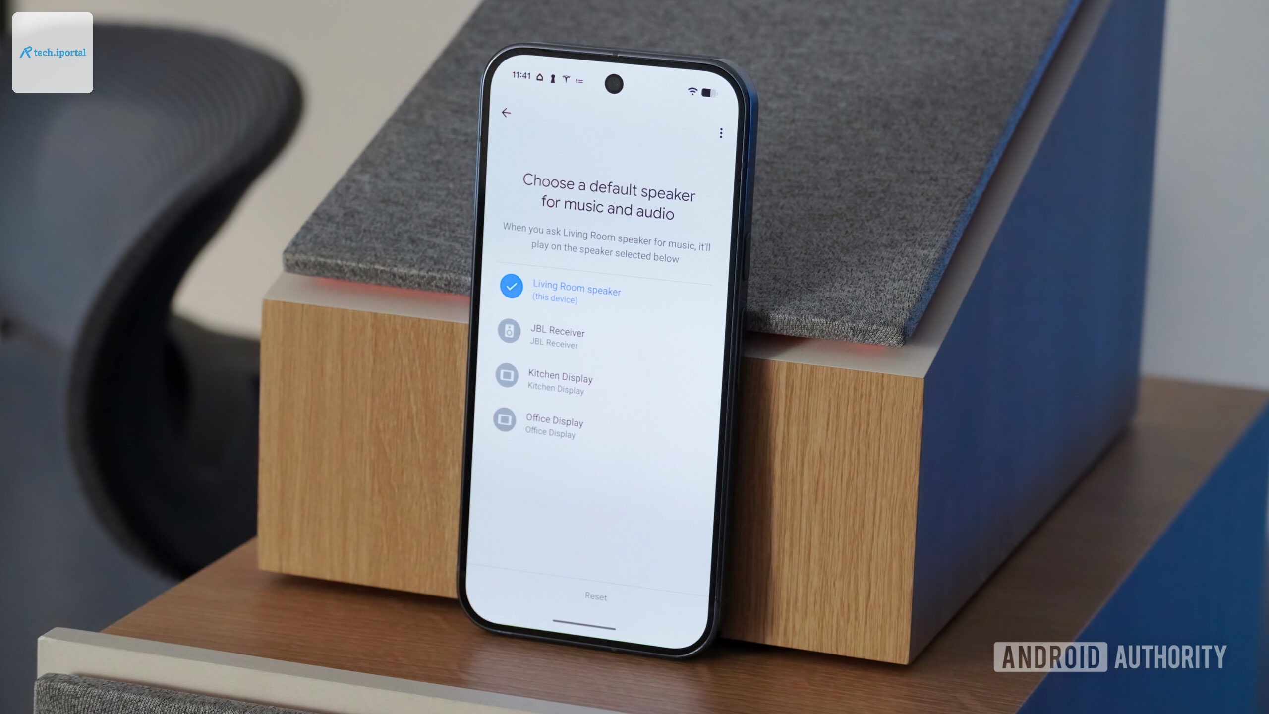 Setting an A/V receiver as the default Google Home Speaker audio output.