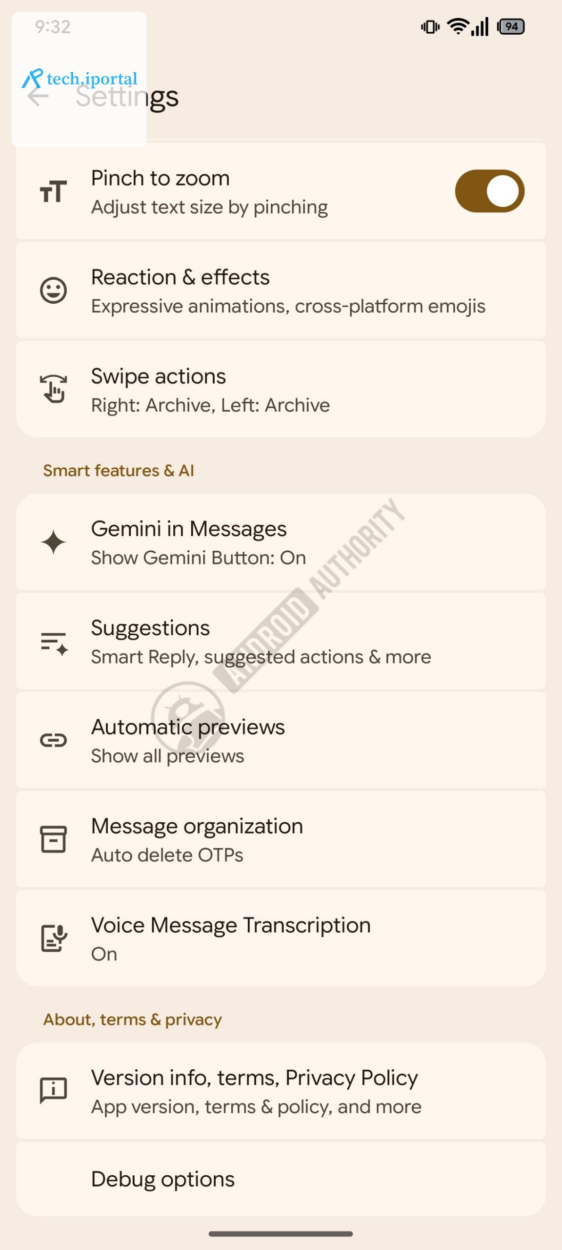Messages new settings ui 3 watermarked