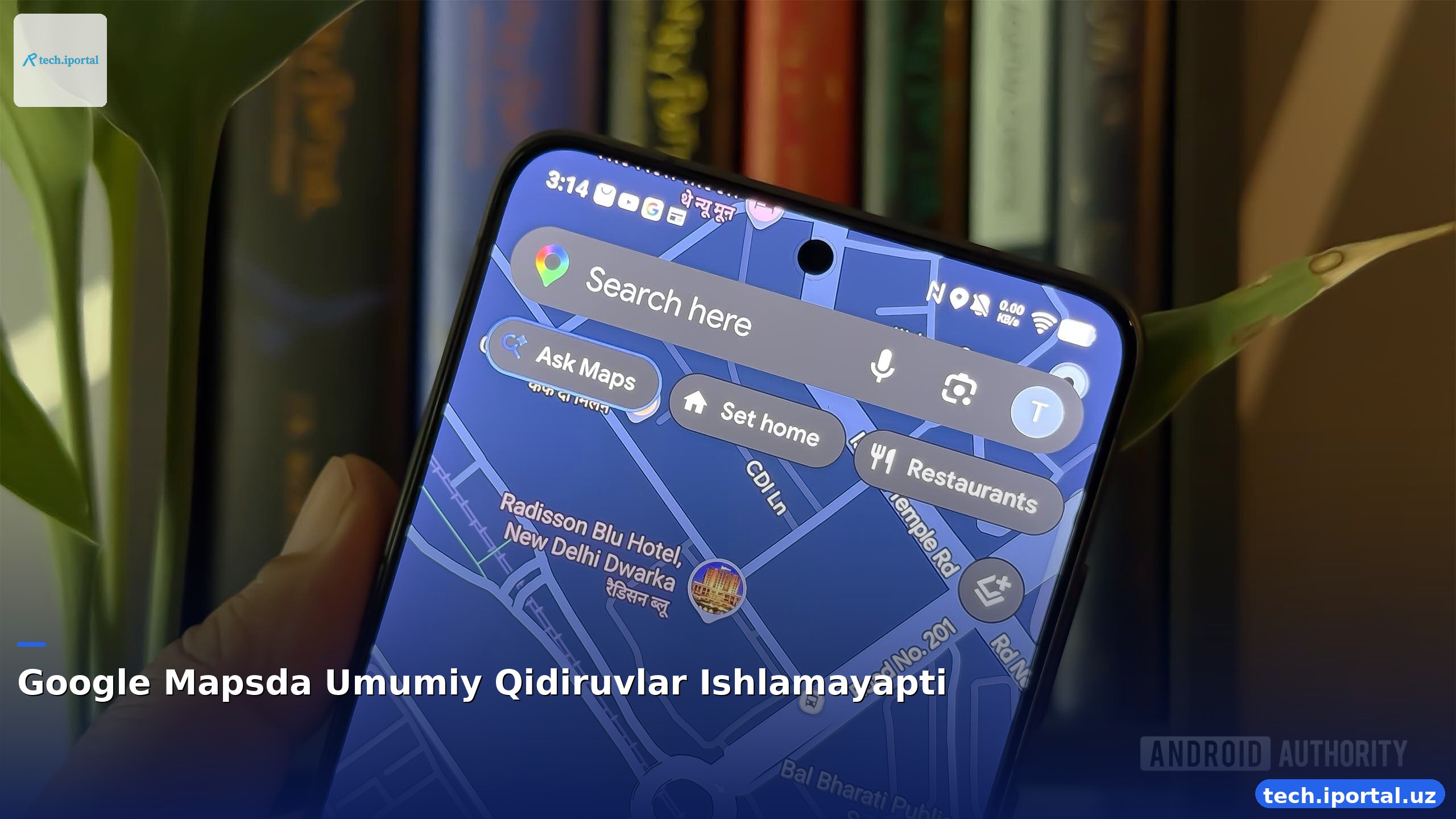 Google Mapsda Umumiy Qidiruvlar Ishlamayapti