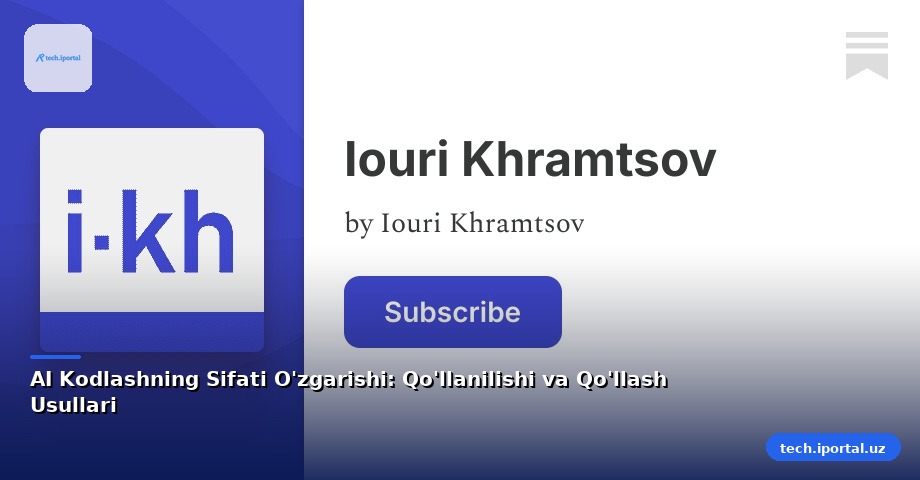 AI Kodlashning Sifati O'zgarishi: Qo'llanilishi va Qo'llash Usullari