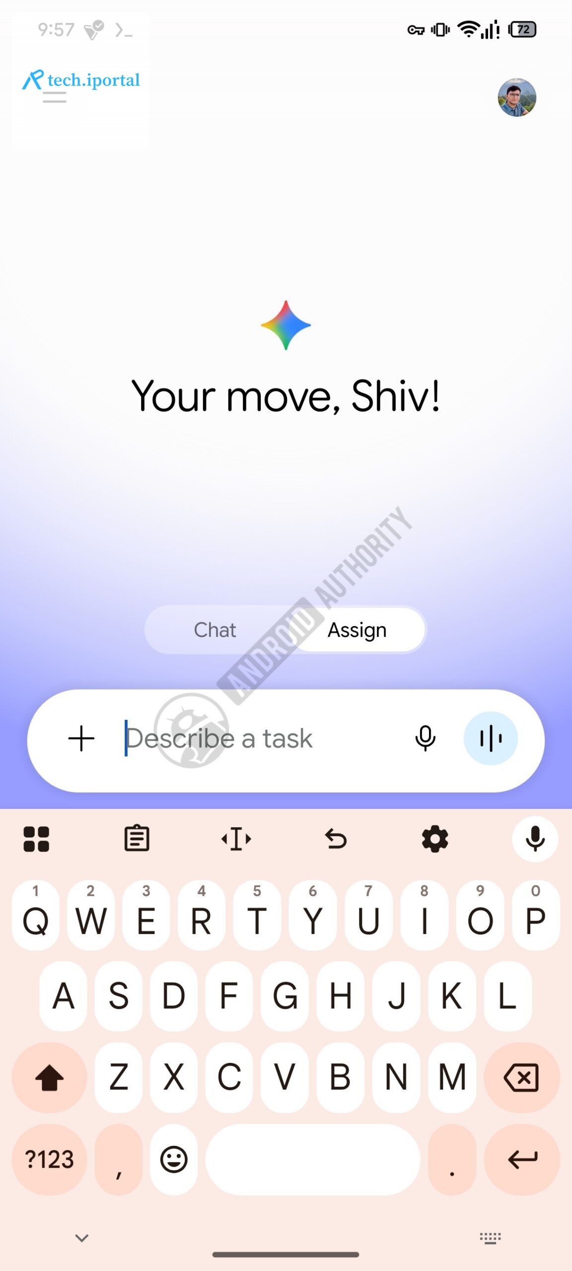 Google Gemini chat assign buttons image 2 watermarked