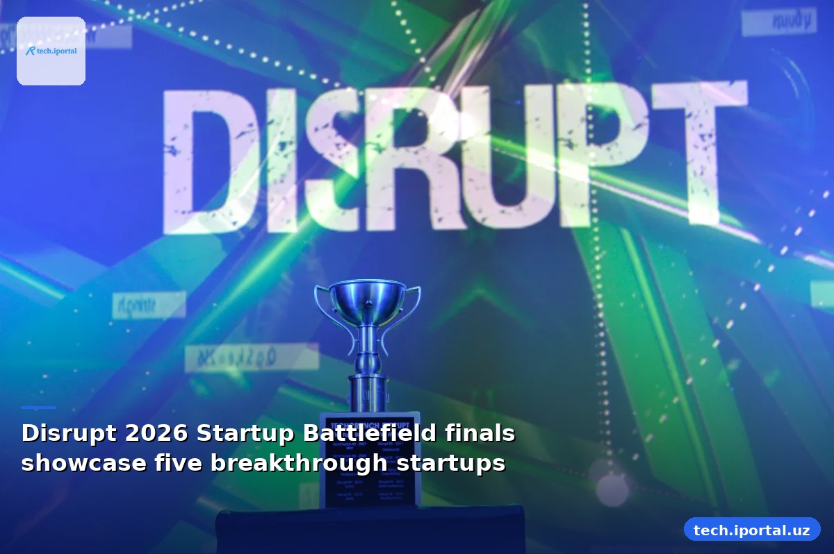 Disrupt 2026 Startup Battlefield finals showcase five breakthrough startups