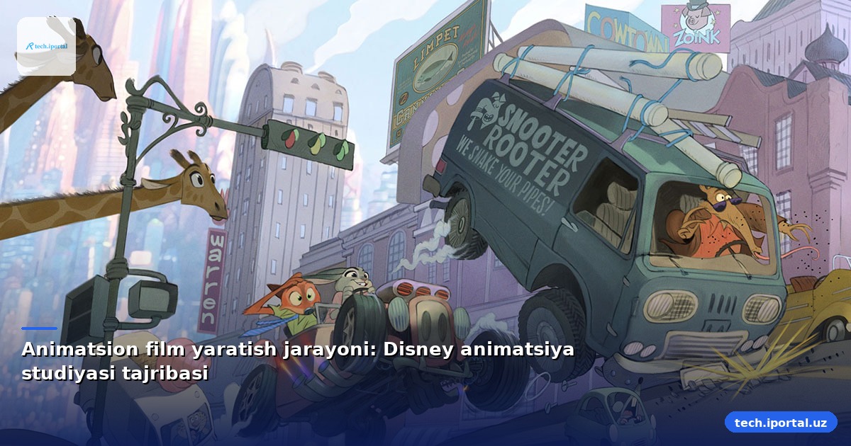 Animatsion film yaratish jarayoni: Disney animatsiya studiyasi tajribasi