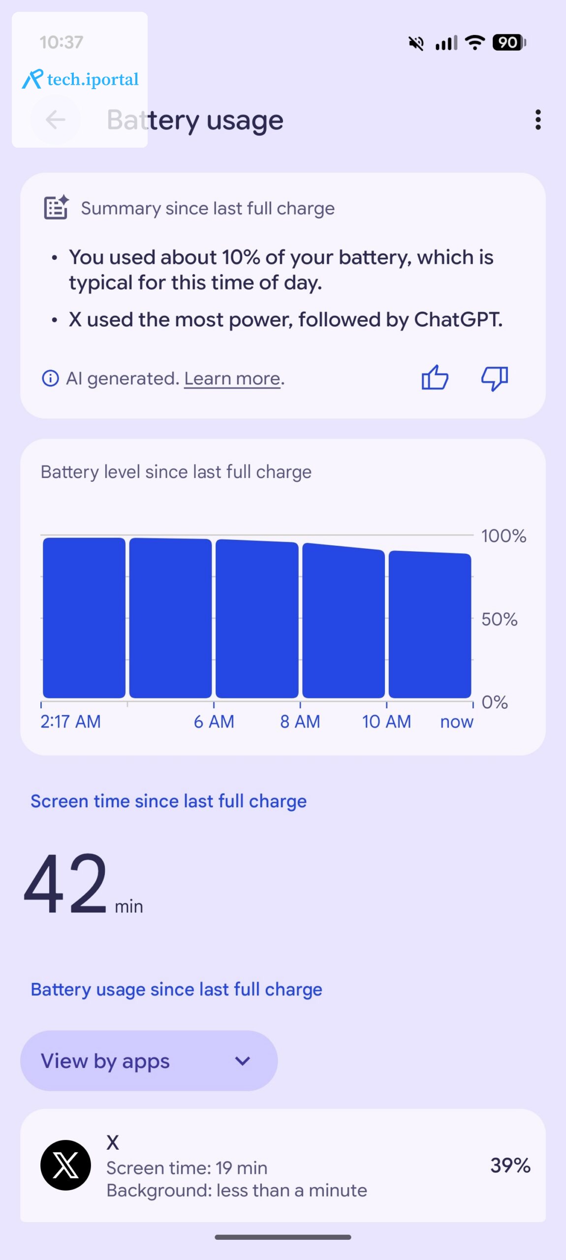 battery summary chatgpt pixel 11 pro xl