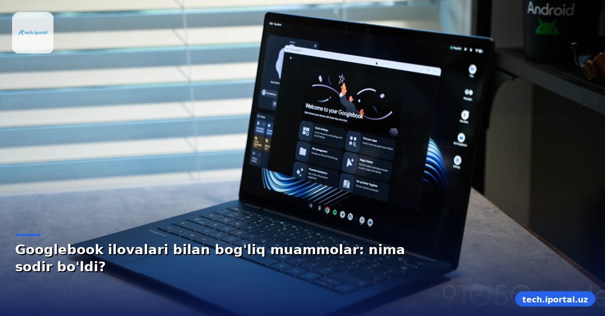 Googlebook ilovalari bilan bog'liq muammolar: nima sodir bo'ldi?