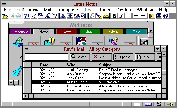 Lotus Notes 3