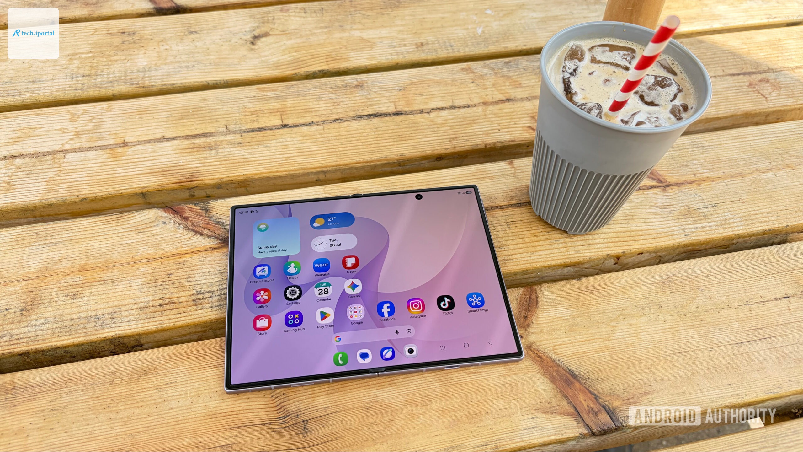 Galaxy Z Fold 8 unfolded