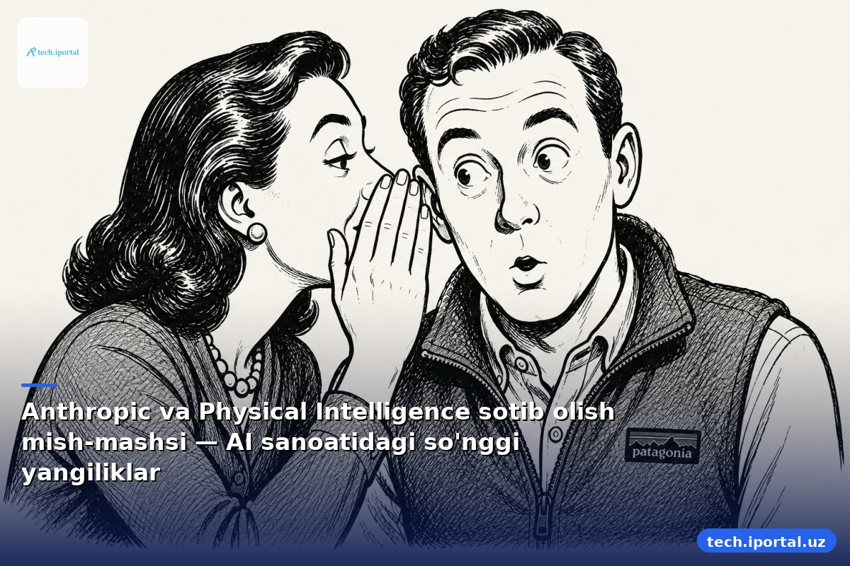 Anthropic va Physical Intelligence sotib olish mish-mashsi — AI sanoatidagi so'nggi yangiliklar