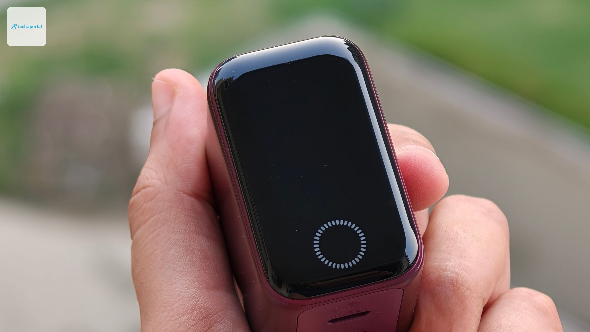 Baseus PicoGo Pro 100W GaN charger in a person's hand