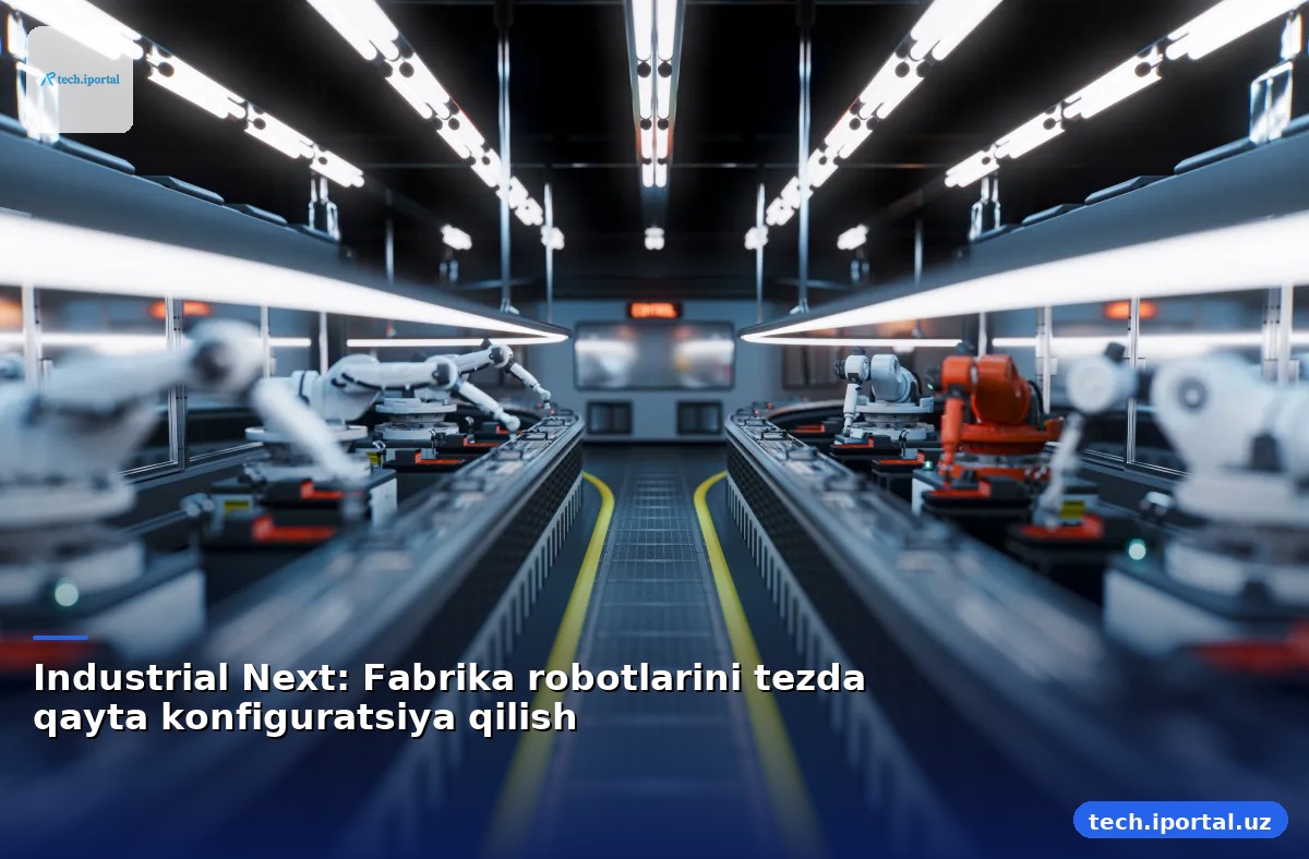 Industrial Next: Fabrika robotlarini tezda qayta konfiguratsiya qilish