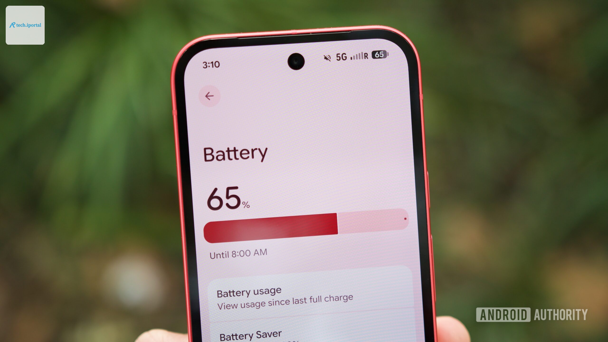 Battery settings page on the Google Pixel 10a.